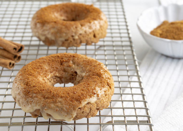 Apple Spice Donuts – Topped with a Silky Smooth Maple Glaze