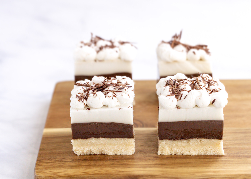 Chocolate Haupia Pie Bars – A Great Taste of Hawaii with this Dessert!