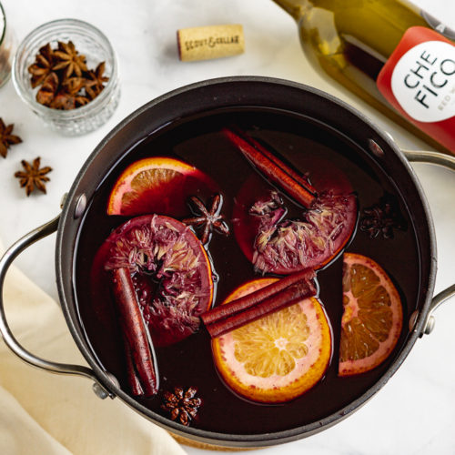 German Gluhwein in a Pot