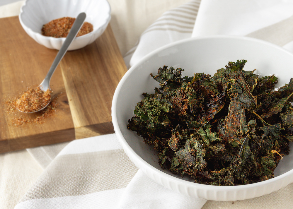 Hot & Spicy Easy Kale Chips