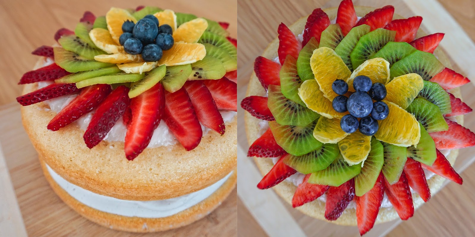 Fruit Tart Cake – A Great Layered Oil-Free Dessert