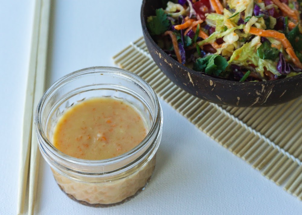 This Miso Carrot Ginger is delicious and perfectly pairs with my Asian Slaw!