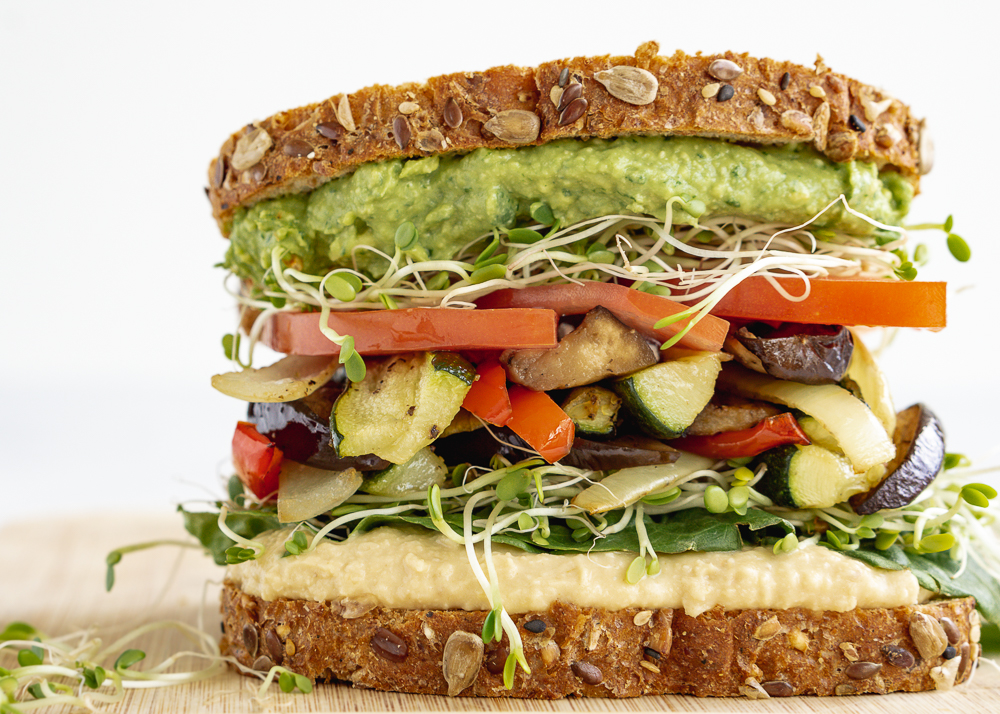 Roasted Veggie Sandwich – Much Better Than Your Average Sandwich