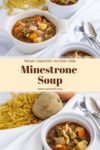 Easy Minestrone Soup Pinterest Image