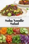 Soba Noodle Salad Pinterest image