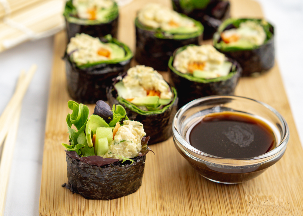 Homemade Vegan Sushi – Made Easy With Chickpea Tuna!