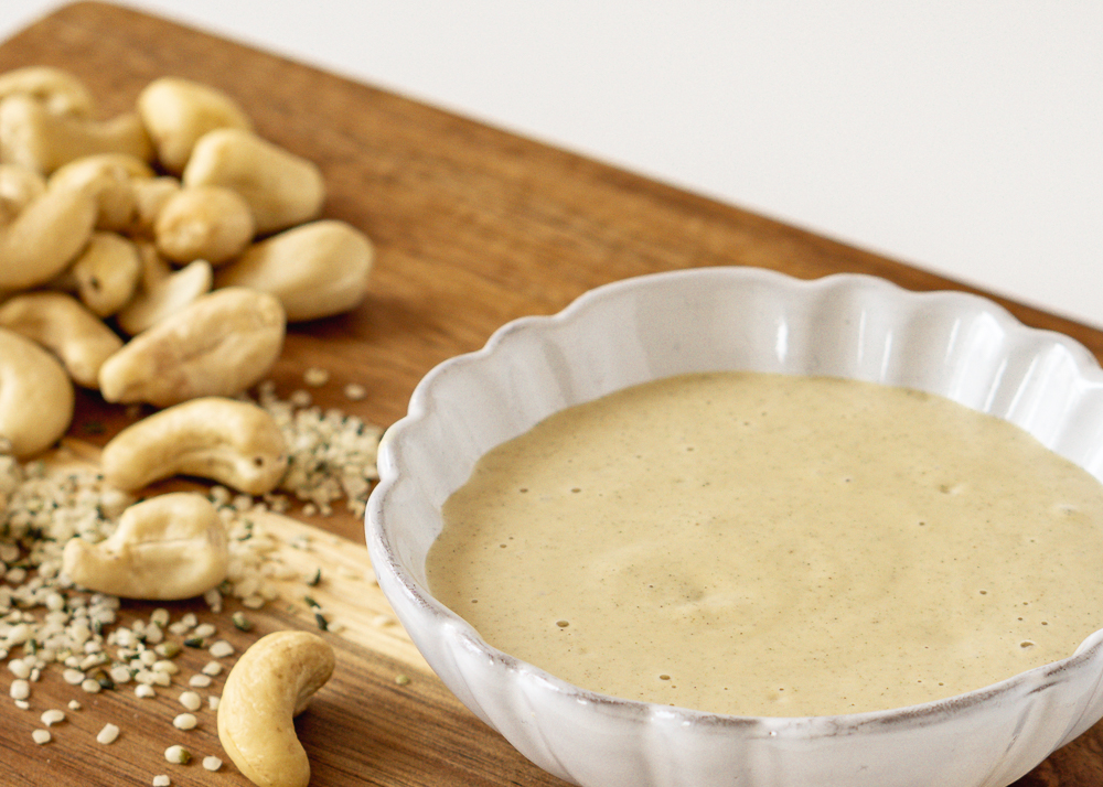 Lemon Pepper Cashew Sauce – Great for Dipping and Salads